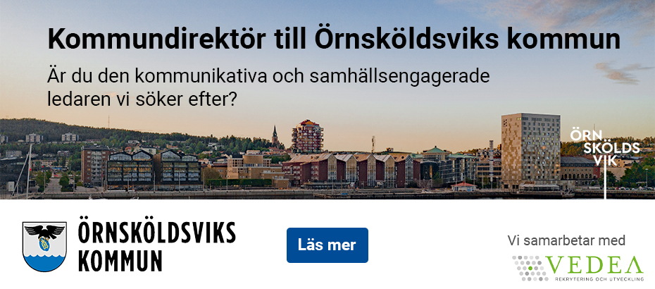 Örnsköldsviks kommun söker ny kommundirektör