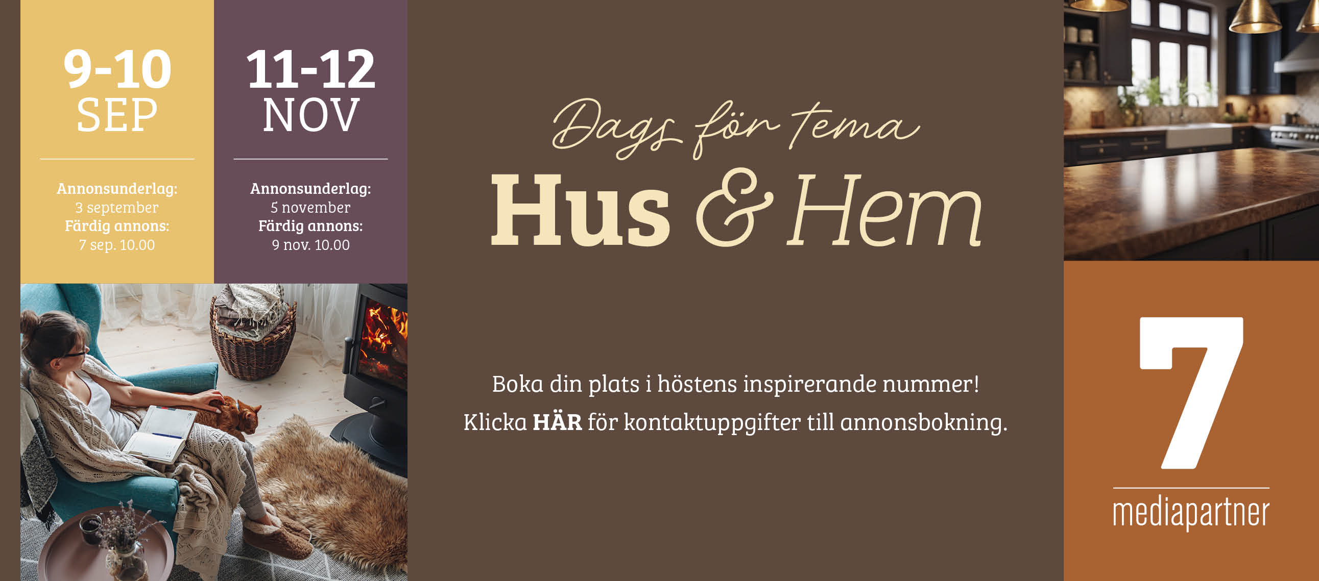 Information om tema hus och hem i höst