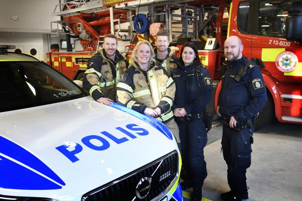 Nästa månad kommer poliser och räddningstjänstarbetare från hela Sverige till Örnsköldsvik, något John Maritz, Jackline Lockner, Joel Zacko, Ida Zetterlund och Gustav Schelin ser fram emot.