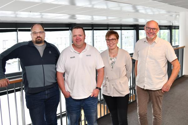 Andreas Grundström, Joel Andersson, Hanna Hagström och Johan Hägglöf.