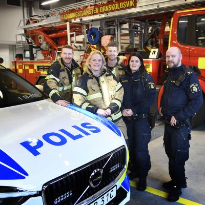 Nästa månad kommer poliser och räddningstjänstarbetare från hela Sverige till Örnsköldsvik, något John Maritz, Jackline Lockner, Joel Zacko, Ida Zetterlund och Gustav Schelin ser fram emot.