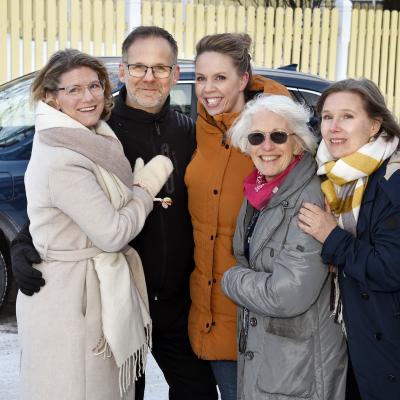 Alla gemensamma stunder längs vägarna har fått Ulrika Nyström, Jan Solvander, Sandra Sellin, Eva Hägglund och Jenny Back att bli goda vänner.